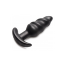 Plug en silicone vibrant en spirale avec télécommande et 25 vitesses