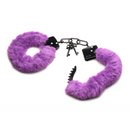 Menottes en fourrure - Menottes duveteuses - Violet