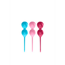 Billes V - Billes de Kegel - 3 Pièces - Turquoise/Rouge/Rose