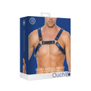 Harnais en cuir pour Bulldog avec boucles - S/M