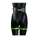Menottes de cuisse avec ceinture et menottes - Brille dans le noir - S/M