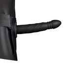 Sangle Tordue Hollow Strap-On - 8 / 20 cm - Noir