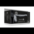 Strap-on creux strié avec billes - 8 / 21 cm - Gunmetal