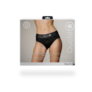 Culotte haute vibrante avec harnais - XS/S - Noir