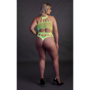 Body avec encolure grecque - Grande taille - Vert néon