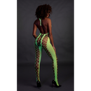 Bodystocking avec Halterneck - Taille Unique - Vert Néon