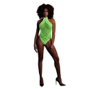 Body avec col halter - Taille unique - Vert fluo