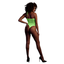 Body avec col halter - Taille unique - Vert fluo