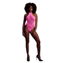 Body avec col halter - Taille unique - Rose néon