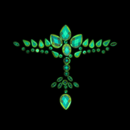 Autocollants de bijouterie corporelle - Poitrine