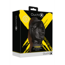 Masque avec queue de cheval brune - noir