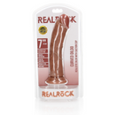 Dildo réaliste courbé avec ventouse - 7 / 18 cm