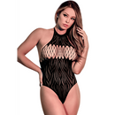 Body sans couture en col halter - Taille unique - Noir