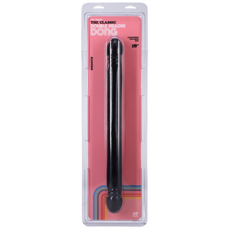 Double Tête Lisse - Dildo avec Double Extrémités - 18 / 45 cm