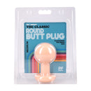 The Classic - Round Butt Plug - Medium - Cream