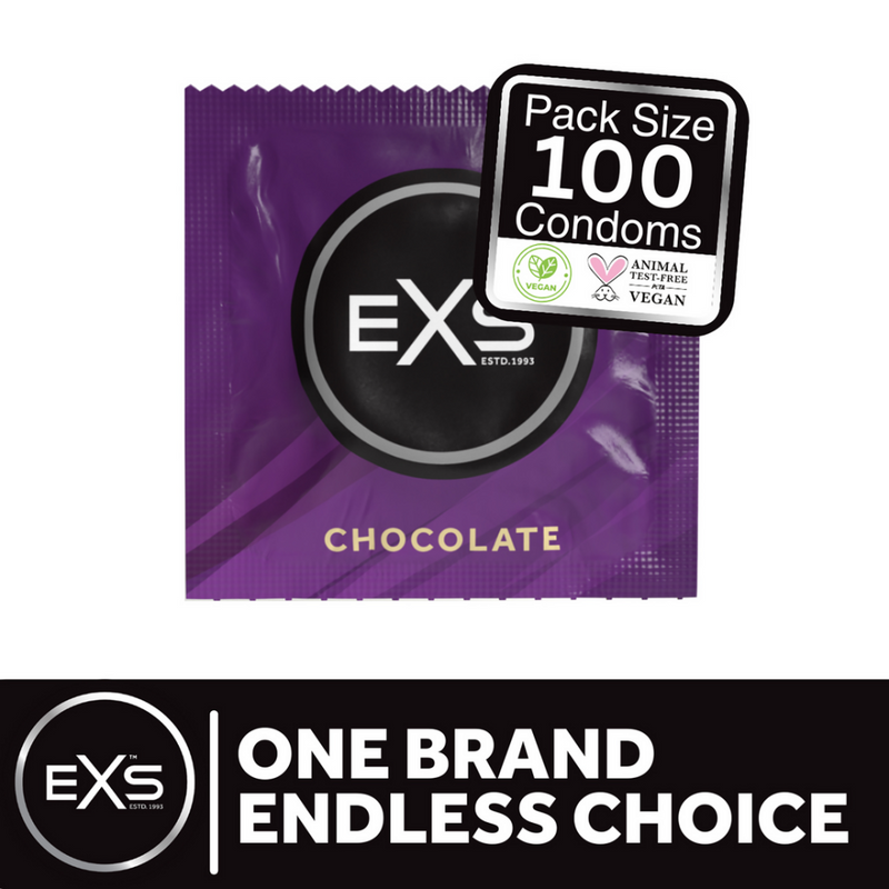 EXS Hot Chocolate - Condoms - 100 Pieces