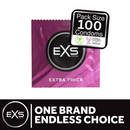 EXS Extra Thick - Préservatifs - 100 Pièces