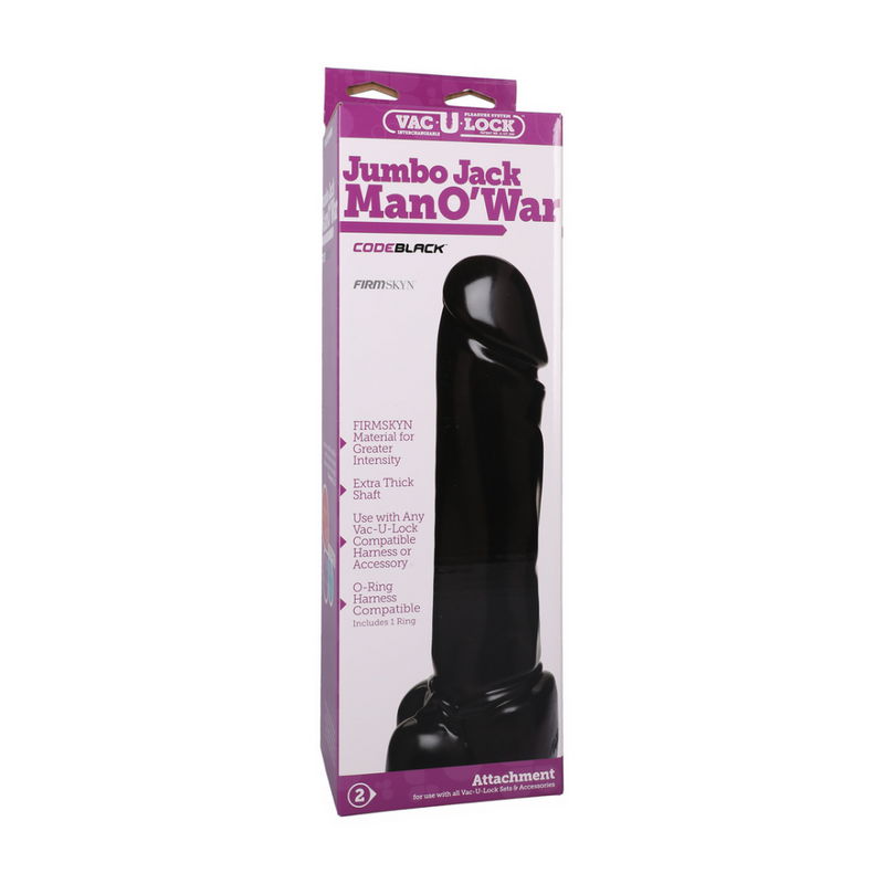 CodeBlack - Jumbo Jack Dildo - 10 / 25 cm