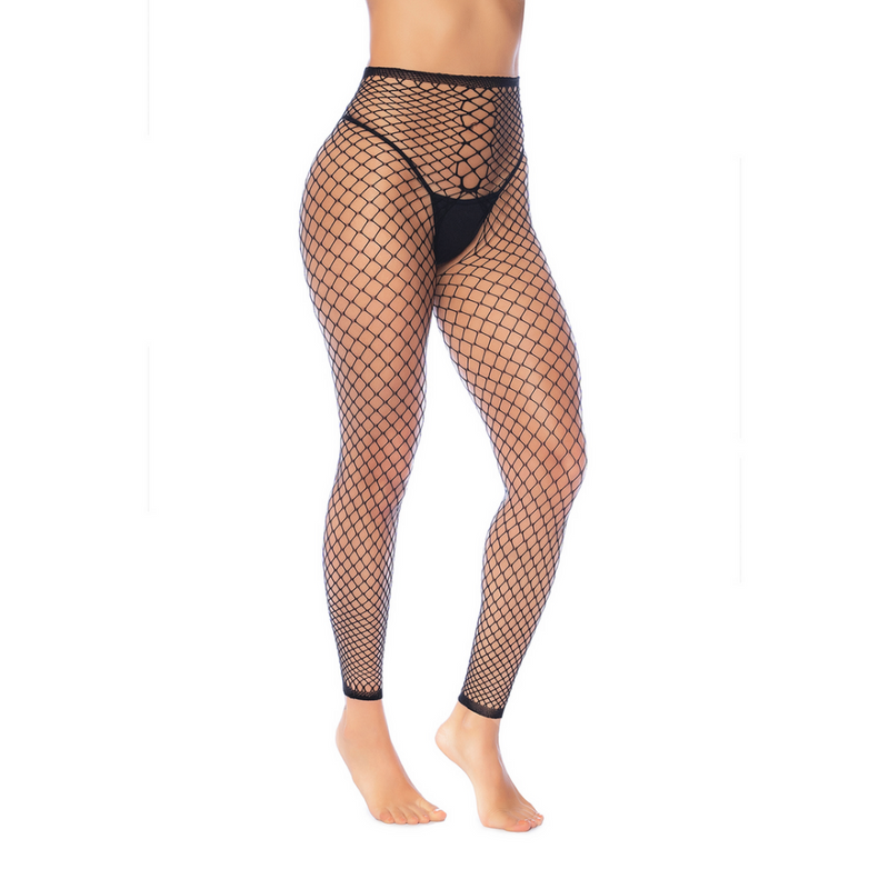 Red de cercado de medias versátil 2 en 1 para parte superior o inferior - Talla única - Negra