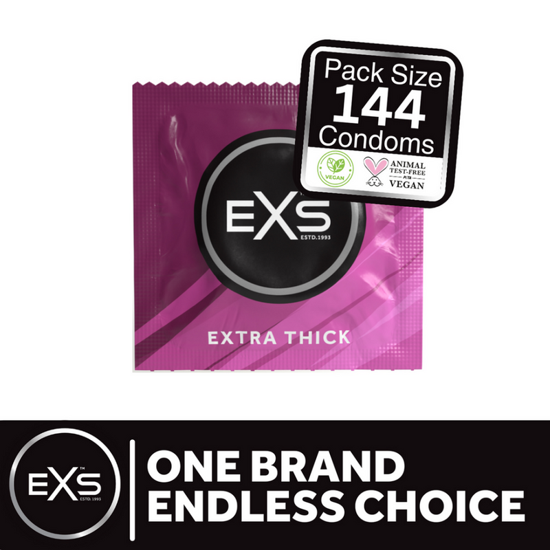 EXS Extra Thick - Préservatifs - 144 Pièces