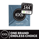 EXS Snug Fit - Préservatifs - 144 pièces
