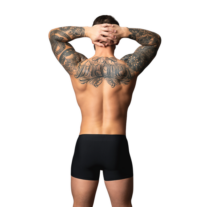 Pouch Short - XL - Negro/Rojo