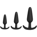 Tush Trainer - Set de 3 pièces en silicone - Noir