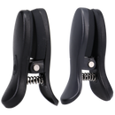 Vibro Grippers - Pinces de mamelons vibrantes avec étui - Noir