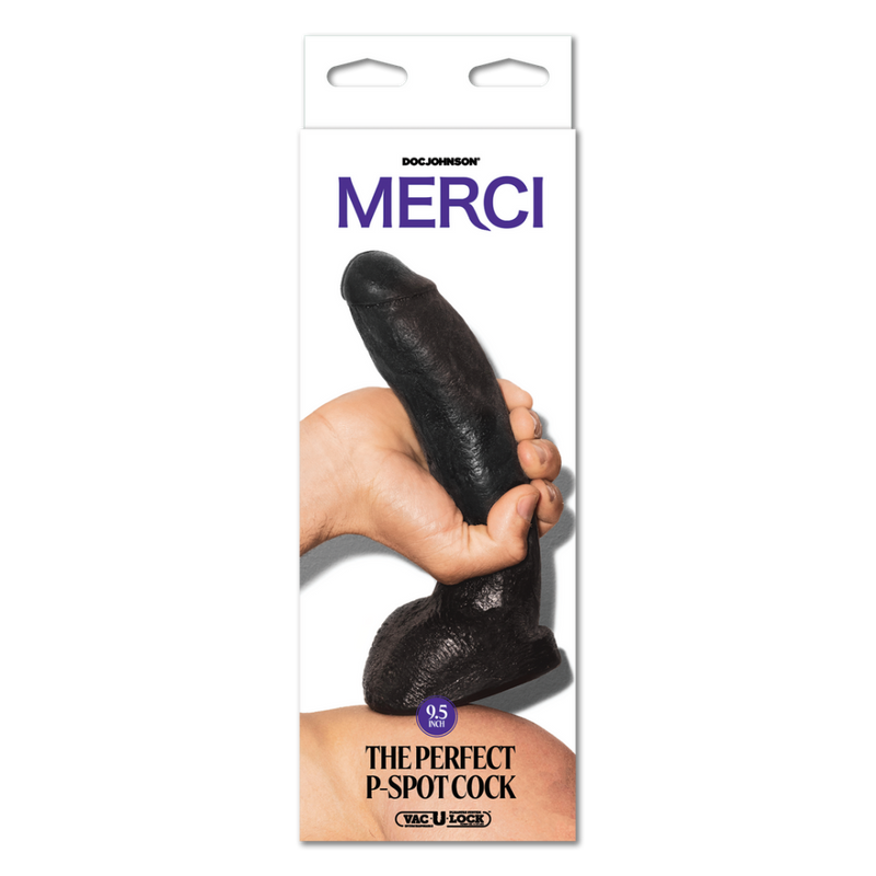 Le Perfect P-Spot Cock - 9,5 / 24 cm - Noir