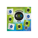 EXS Sensation Pack - Préservatifs - 24 pièces
