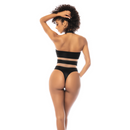 Body à dos nu - L - Nude/Noir