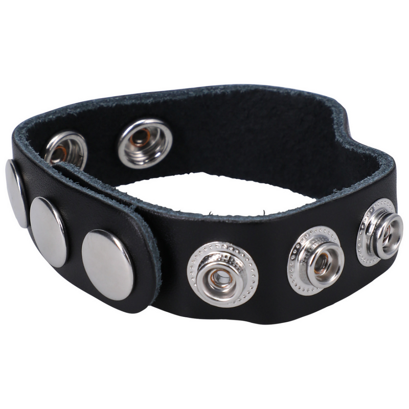 Le Leather 5 Snap - Cockring en Cuir