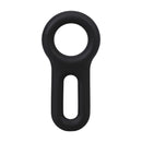The Keyhole - Silicone Cockring - Black