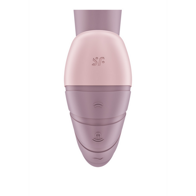 Supernova - Vibrateur Double à Pulsations d'Air Insertable - Rose Ancien