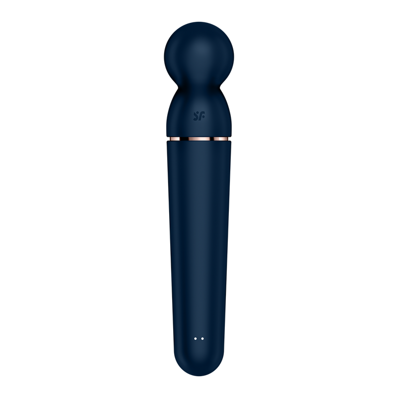 Planet Wand-er - Wand Vibrator - Blue/Rose Gold