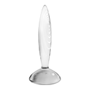 Cristal étincelant - Dildo en verre - Transparent