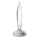 Cristal étincelant - Dildo en verre - Transparent