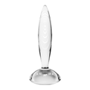 Cristal étincelant - Dildo en verre - Transparent