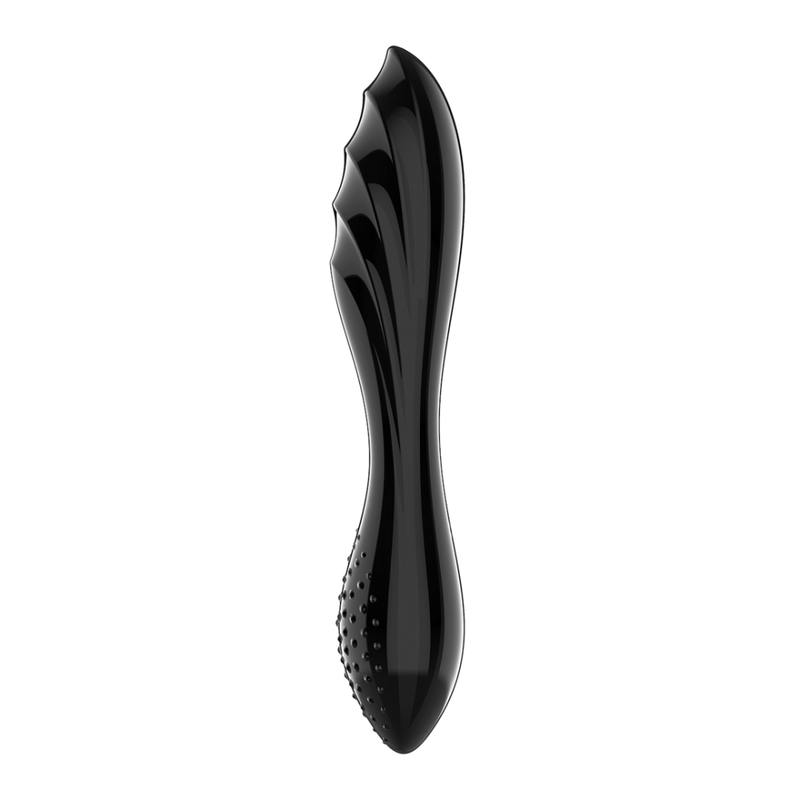 Dazzling Crystal 1 - Glass Dildo - Black