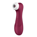 Pro 2 Génération 3 - Double Air Pulse Vibrator - Liquid Air et Connect App - Rouge Vin