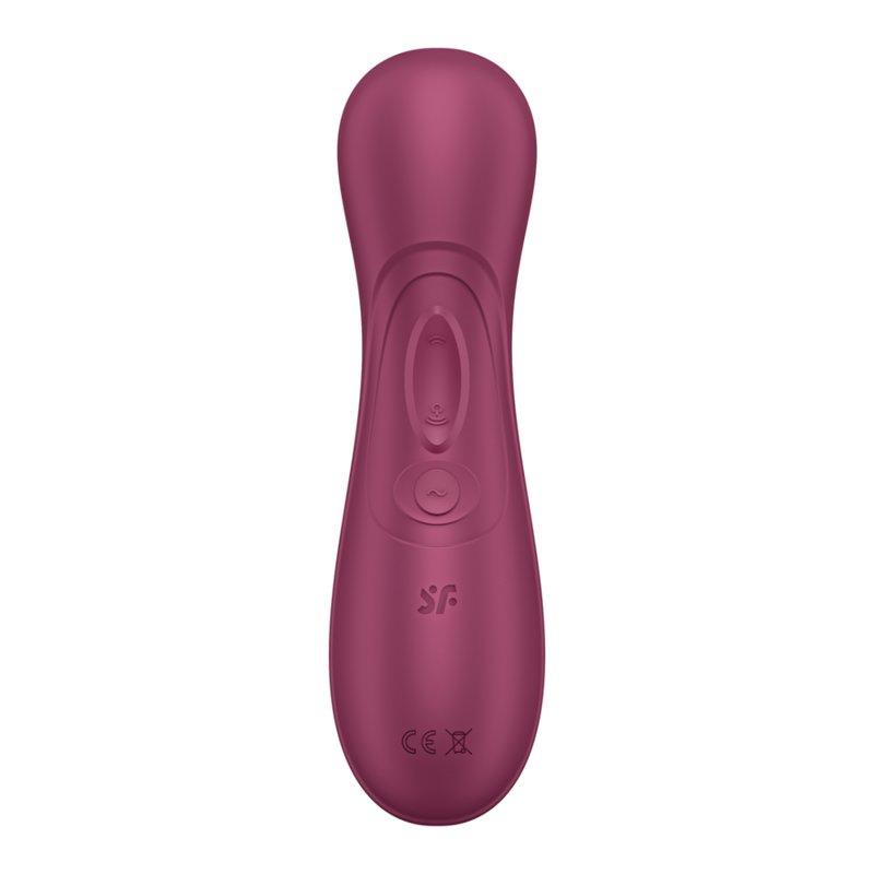 Pro 2 Génération 3 - Double Air Pulse Vibrator - Liquid Air et Connect App - Rouge Vin