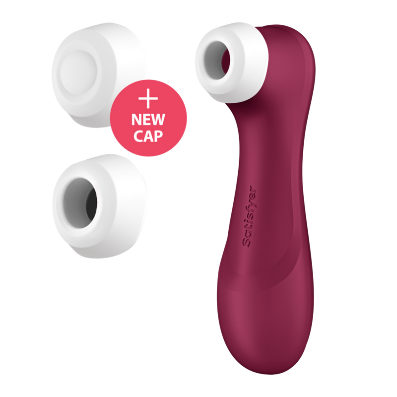 Pro 2 Génération 3 - Double Air Pulse Vibrator - Liquid Air et Connect App - Rouge Vin