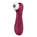 Pro 2 Génération 3 - Double Air Pulse Vibrator - Liquid Air - Rouge Vin