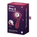Pro 2 Génération 3 - Double Air Pulse Vibrator - Liquid Air - Rouge Vin