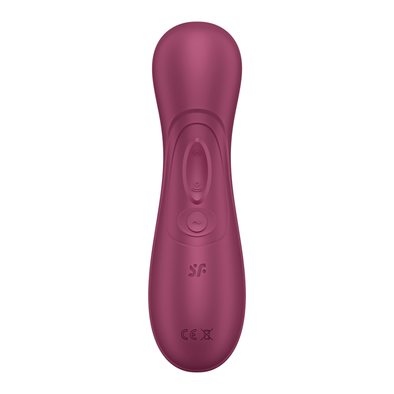 Pro 2 Generation 3 - Double Air Pulse Vibrator - Liquid Air - Wine Red