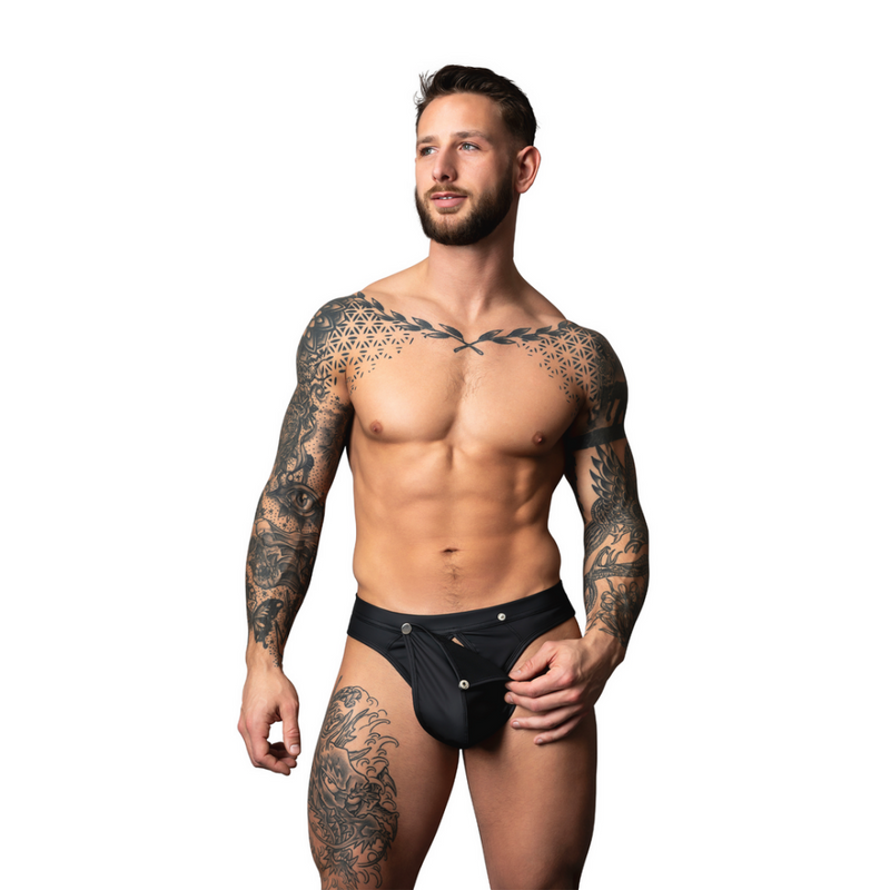 Tanga Desprendible - L/XL - Negro