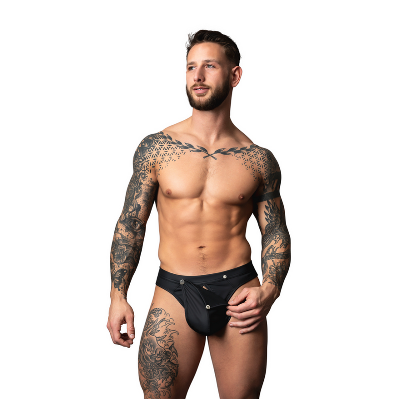 Tanga Desprendible - S/M - Negro