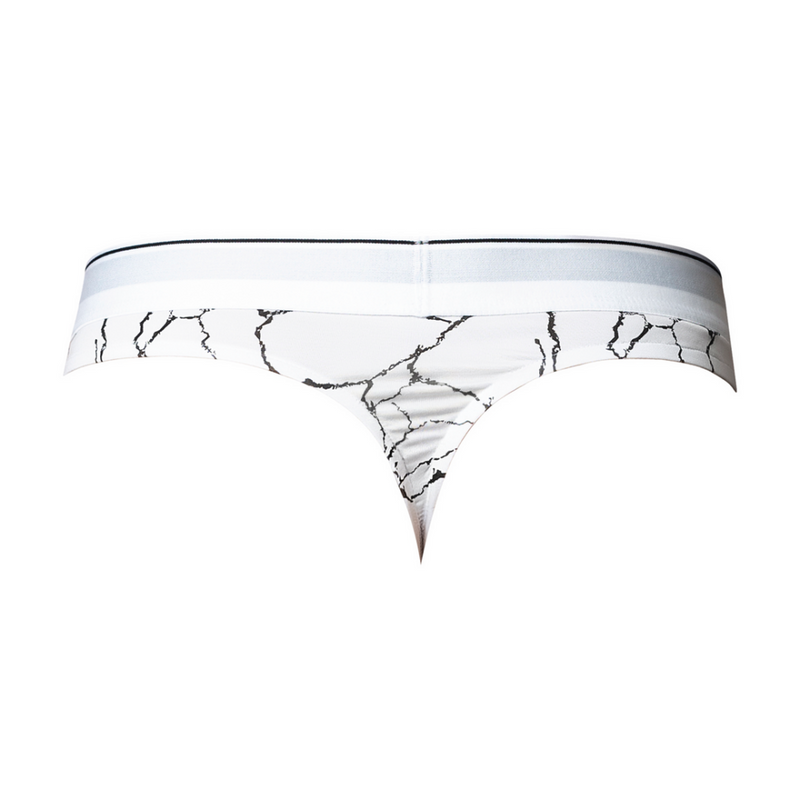 Tanga - S/M - Mármol Blanco