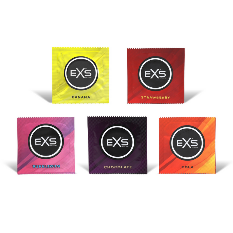 EXS Mixed Flavoured - Condoms - 500 Pieces