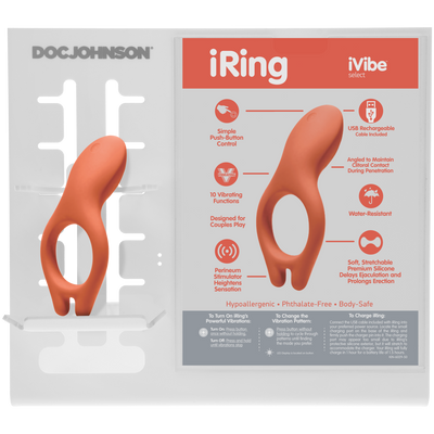 iRing - Acrylic Tester Display - Coral